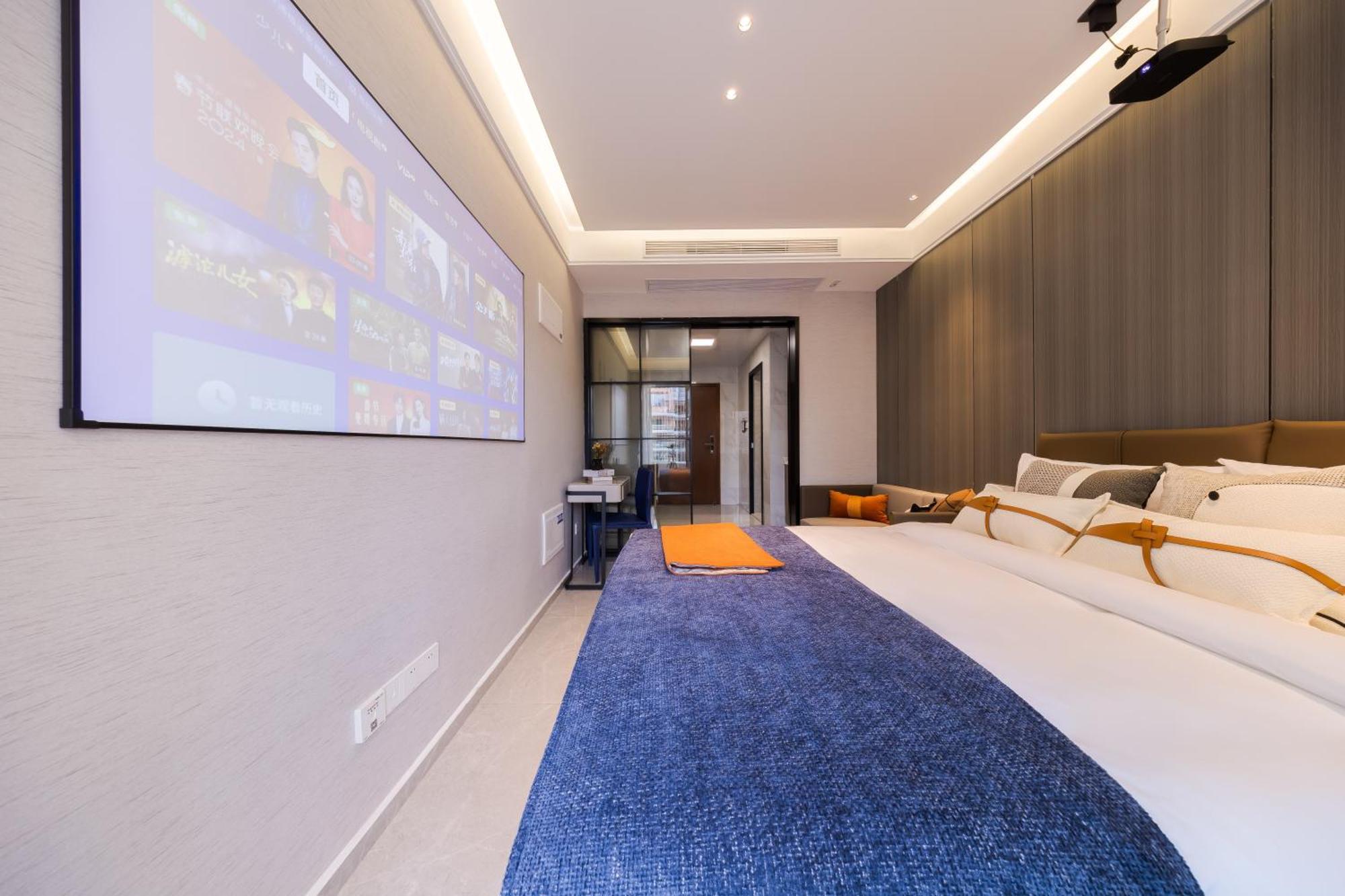 XI Ke Executive Apartment - Shenzhen Futian Exhibition Center Exteriör bild