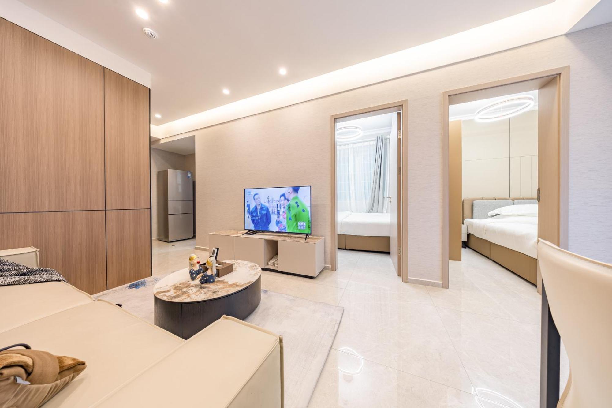XI Ke Executive Apartment - Shenzhen Futian Exhibition Center Exteriör bild